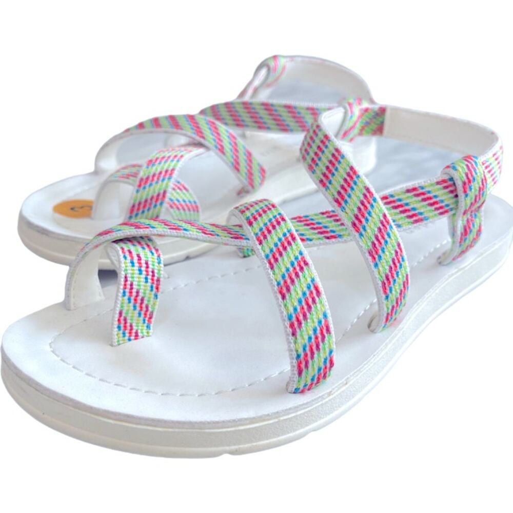 NEW MADDEN GIRL GIRL’S WHITE SANDALS